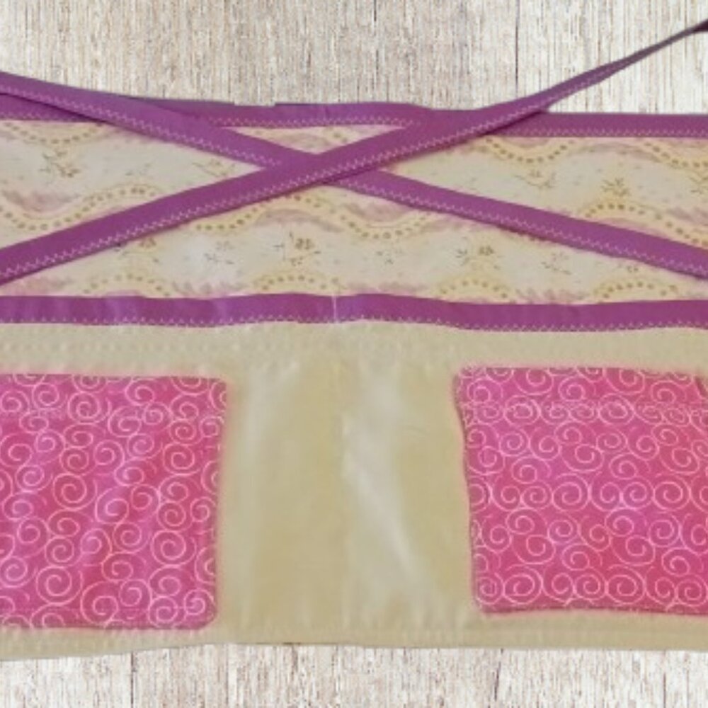 Handcrafted Bright & Sunny Half Apron